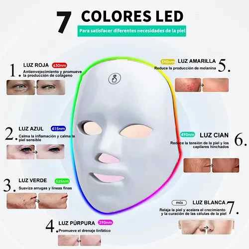 Máscara Fototerapia LED